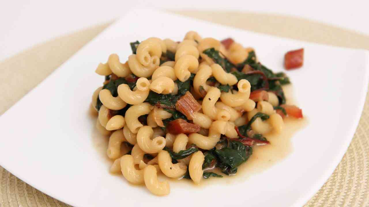 Garlic Swiss Chard Pasta